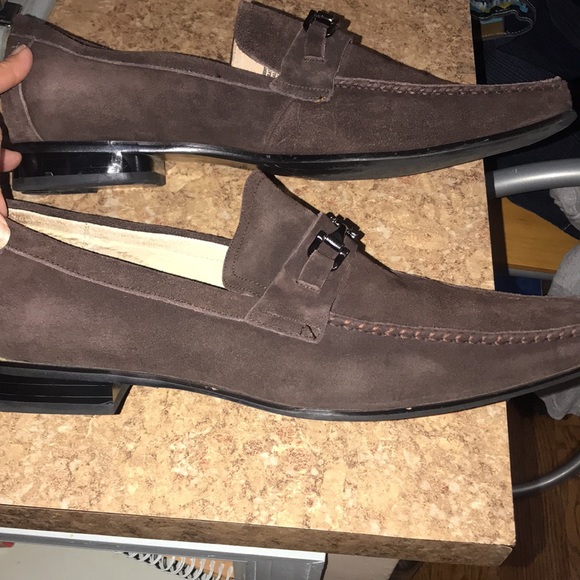 Men’s Stacy Adams Suede Loafers - Picture 3 of 8